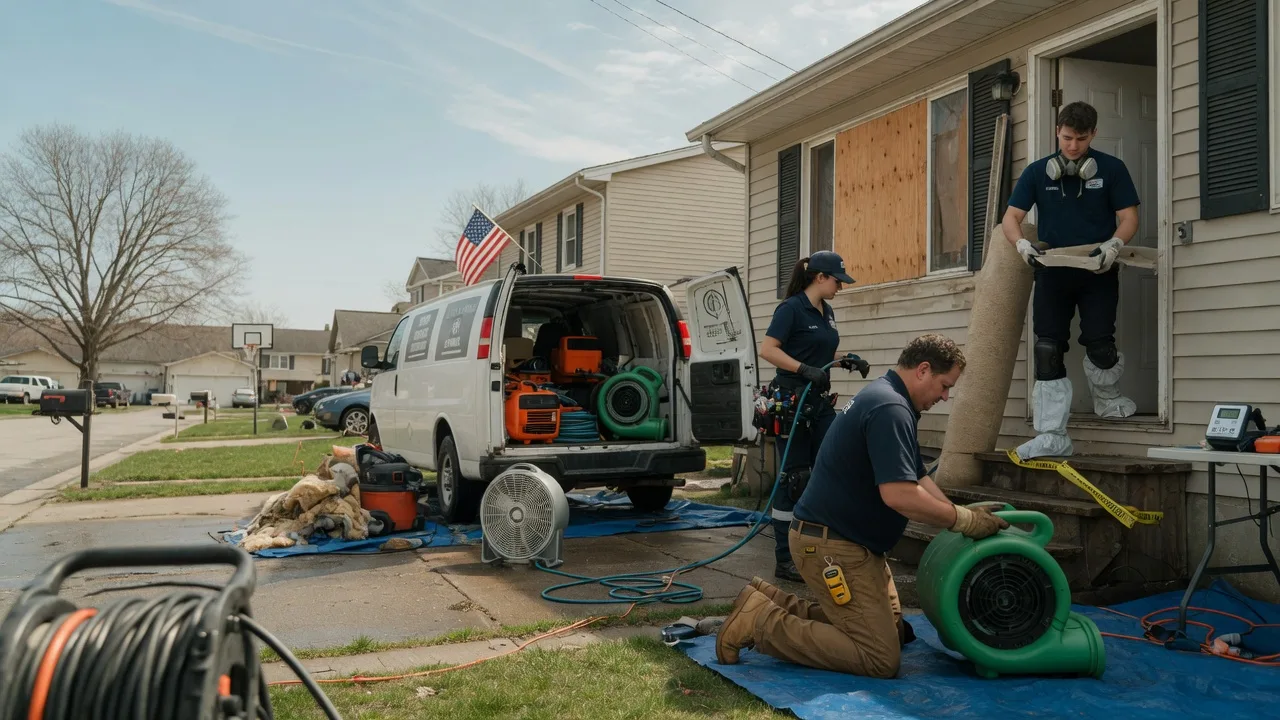 Water Damage Restoration in Sheffield, IL near me
